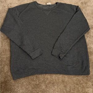 Hanes Men's Dark Gray Crewneck Sweater